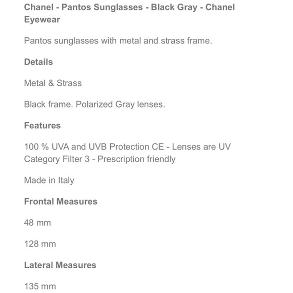 CHANEL sunglasses - Picture 8 of 8